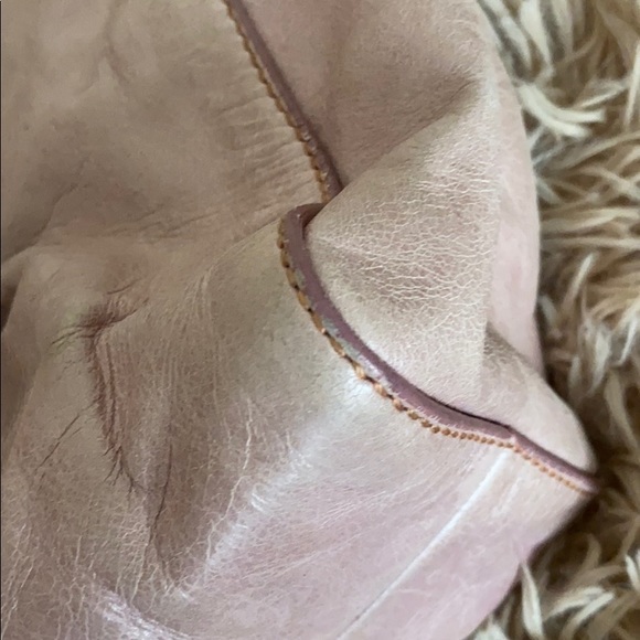 Auth Miu Miu Beige Vitello Pleated Satchel - Picture 17 of 17